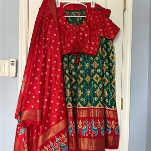 Womens lehenga choli/ half saree